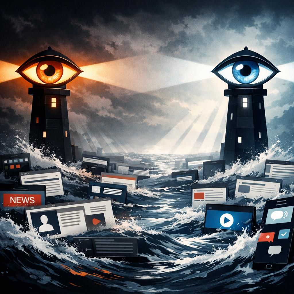 entdecken sie, wie der wettkampf um aufmerksamkeit im zeitalter von massenhaft generiertem ki-content neue herausforderungen und chancen für kreative und unternehmen schafft.